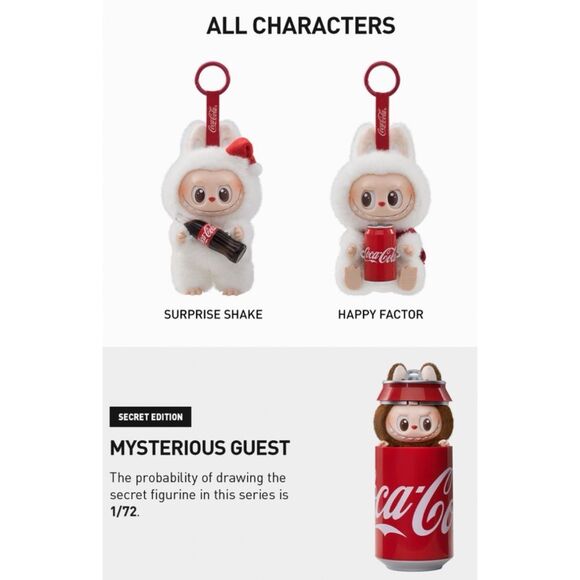 SEALED POP MART THE MONSTERS LABUBU COCA-COLA Series-Vinyl Face SINGLE Blind Box - Picture 8 of 12